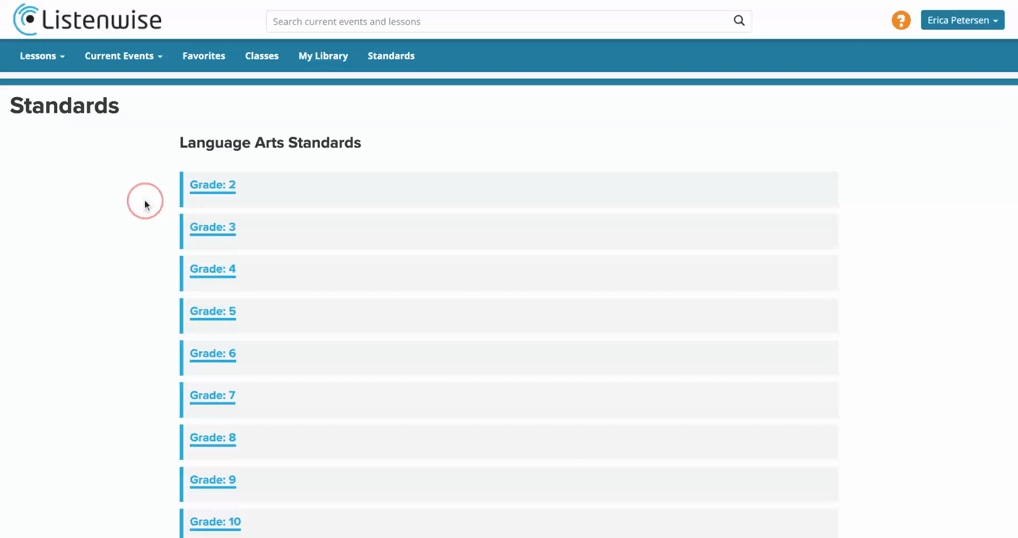 Browse by Standards page.gif